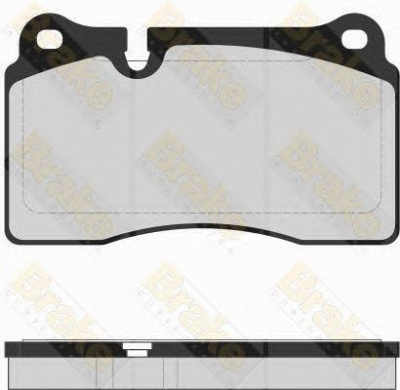 BRAKE ENGINEERING pa1712 -  Комплект тормозных колодок, дисковый тормоз